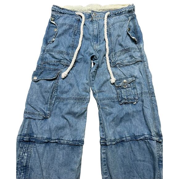 Free People - We the Free South Bay Utility Cargo Pants - Baggy Loose Fit - M - Picture 2 of 11